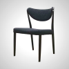 Marcel Chair - Modern Walnut Dining Chair with Elegant Curved Backrest
