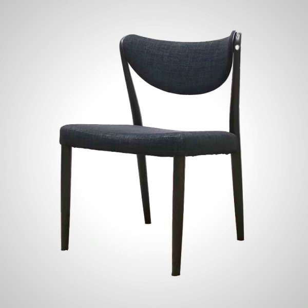 Marcel Chair - Modern Walnut Dining Chair with Elegant Curved Backrest
